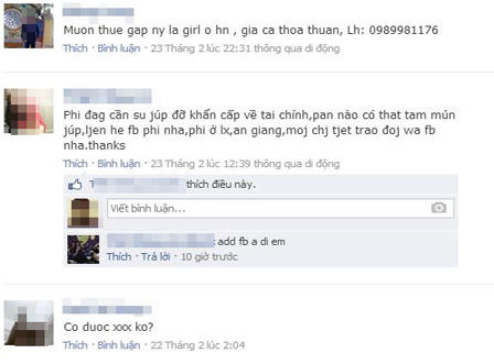 Nở rộ dịch vụ "rao thân" ngày 8/3